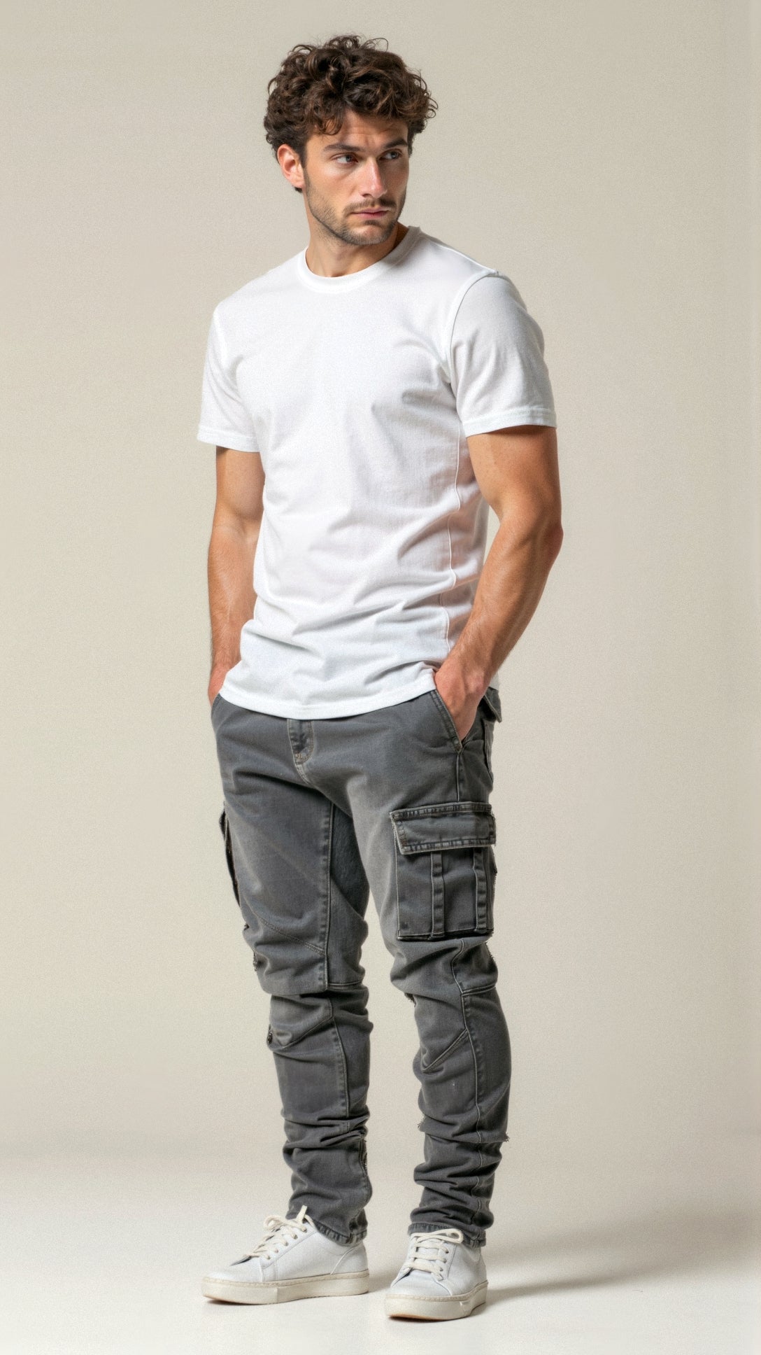 Carter Men's Cargo Jeans | Stretch Denim, Slim Fit 2