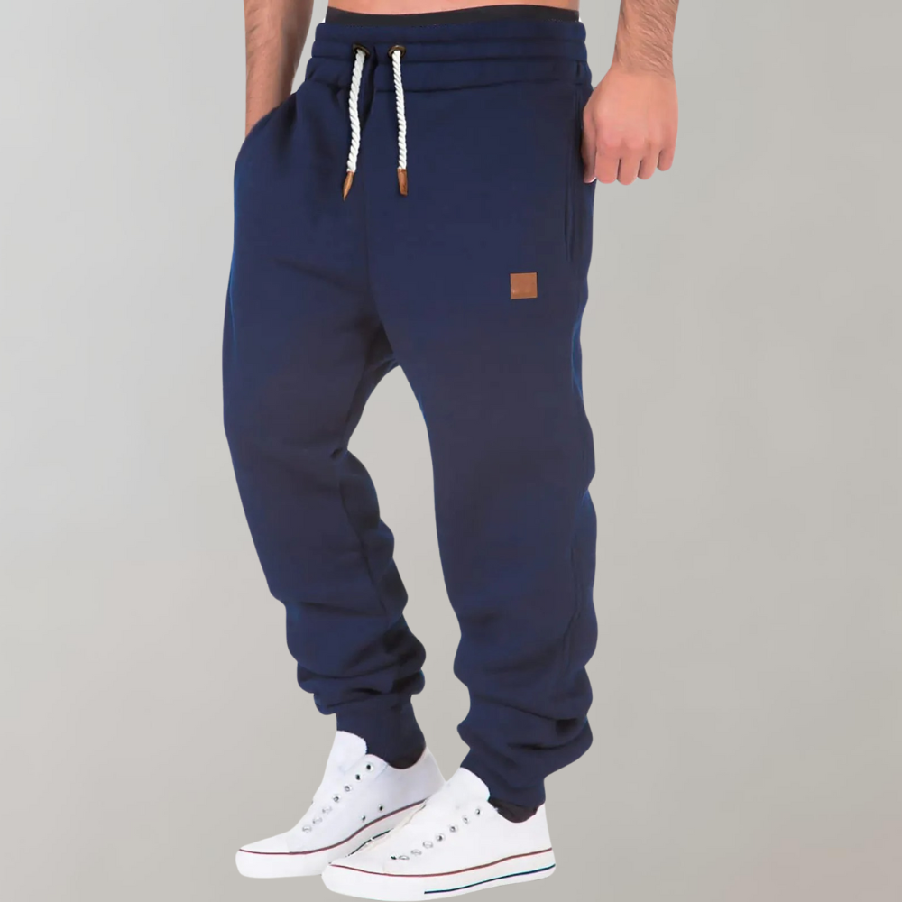 Cleo Men's Joggers | Cotton Blend, Slim Fit 0