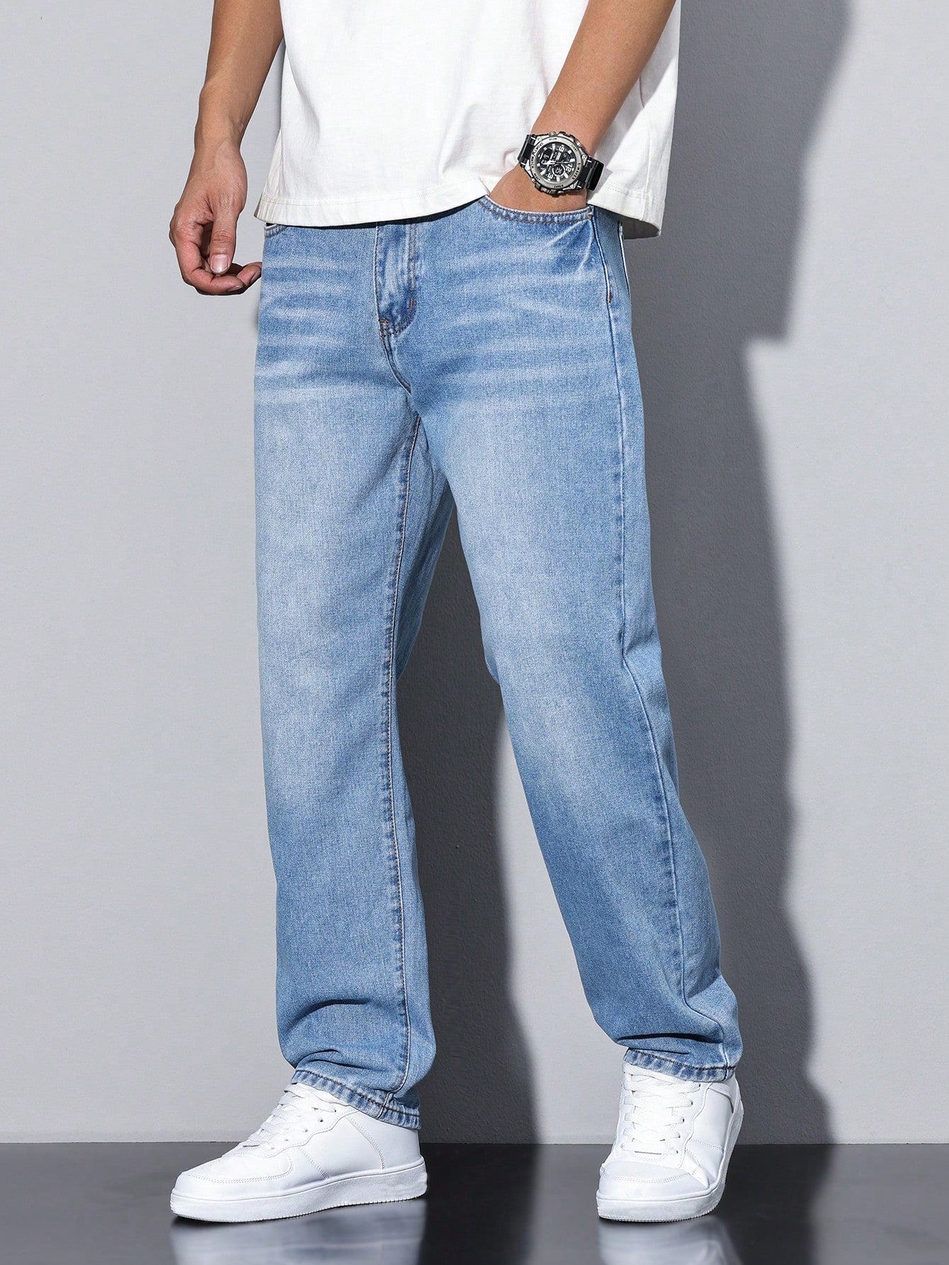 Daan Men's Jeans | Cotton Blend, Casual Fit 3