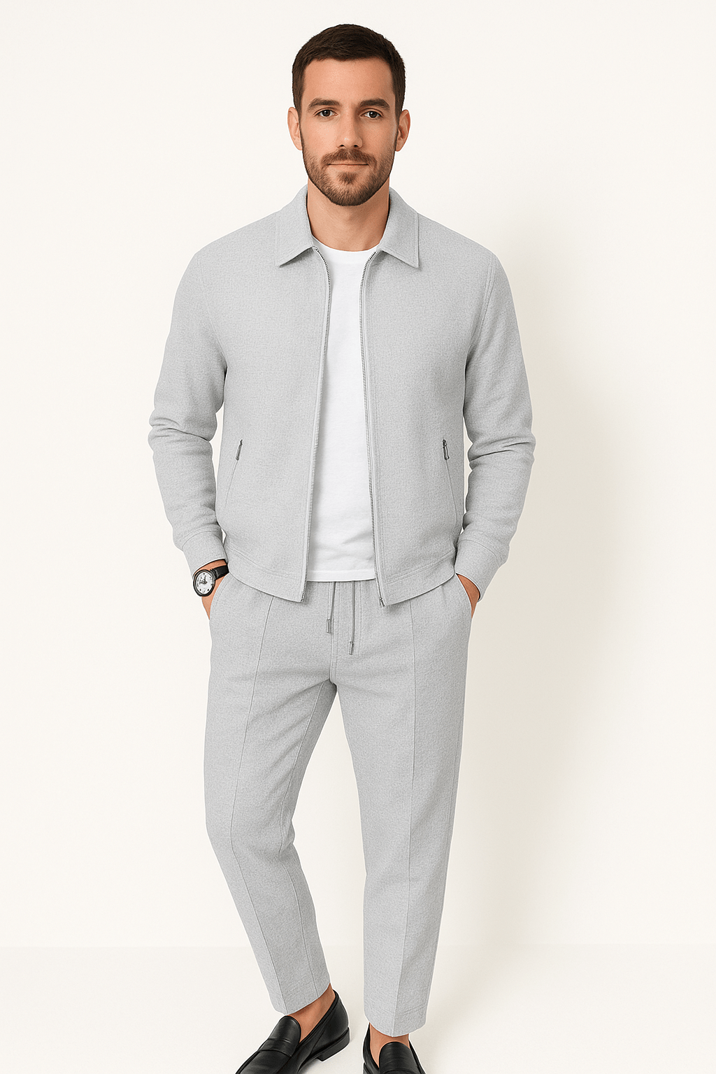 Milo Men's Waffle Knit Set | Soft Waffle Fabric, Casual Loungewear 3