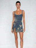 Sophie Women's Mini Dress | Shimmering Sleeveless, Perfect for Summer Parties 0
