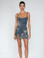 Sophie Women's Mini Dress | Shimmering Sleeveless, Perfect for Summer Parties 0