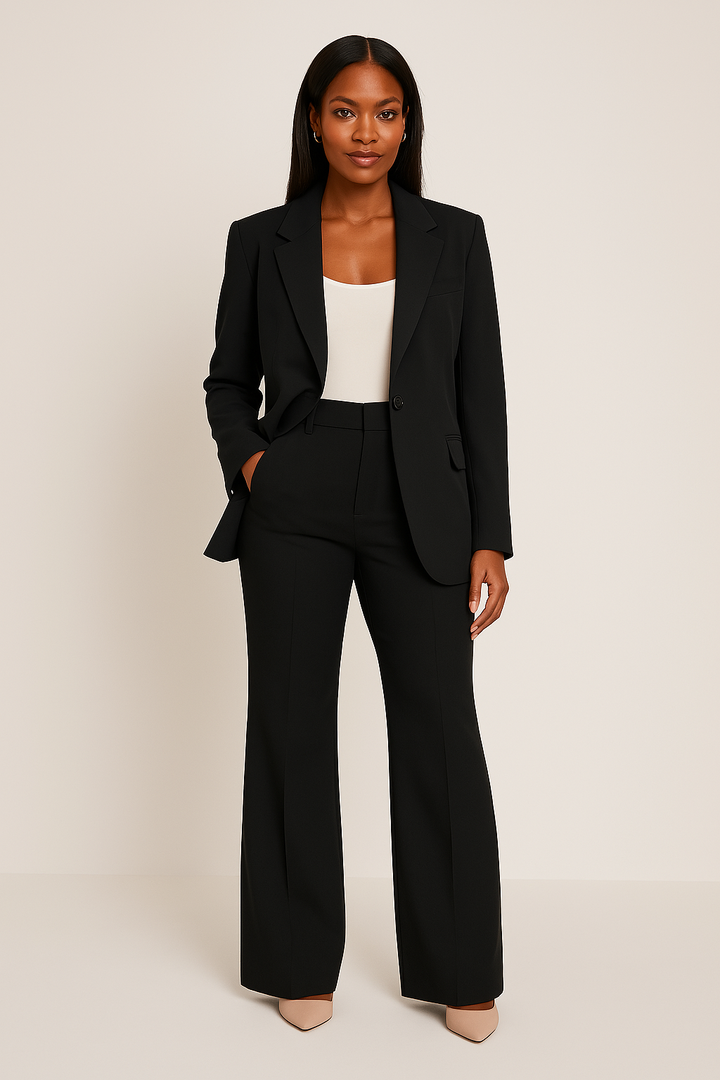 Tara Women's Suit | Tailored Blazer and Trousers, Versatile Design 0