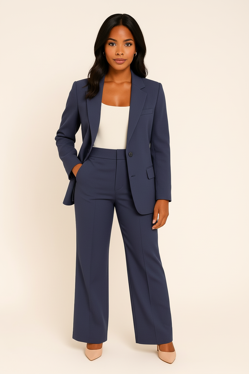 Tara Women's Suit | Tailored Blazer and Trousers, Versatile Design 4